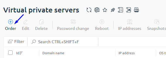 Order button