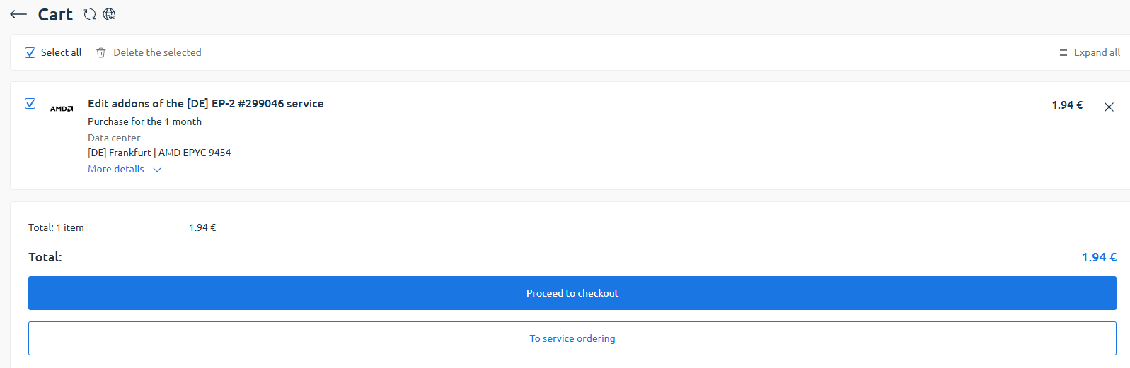 IP checkout