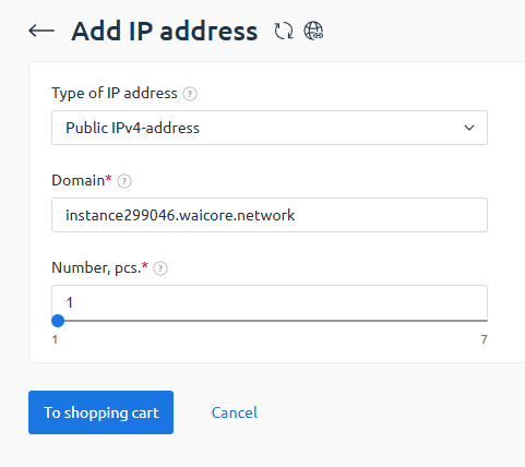 IP parameters