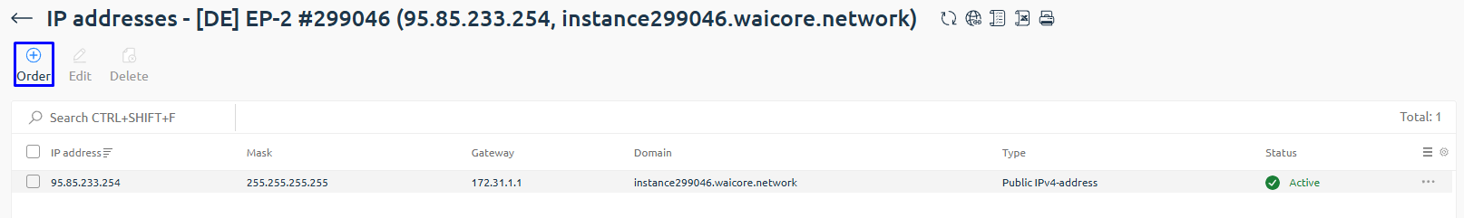 Order IP