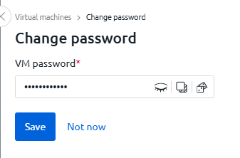 New password