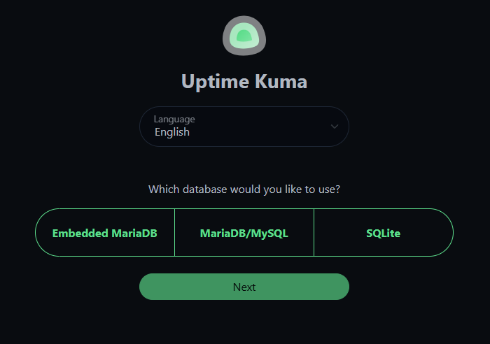 Choose database